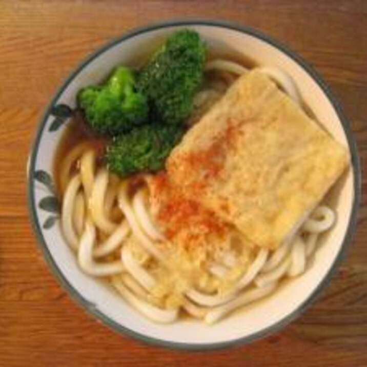 温ブロッコリうどん